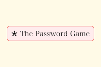 The Password Game